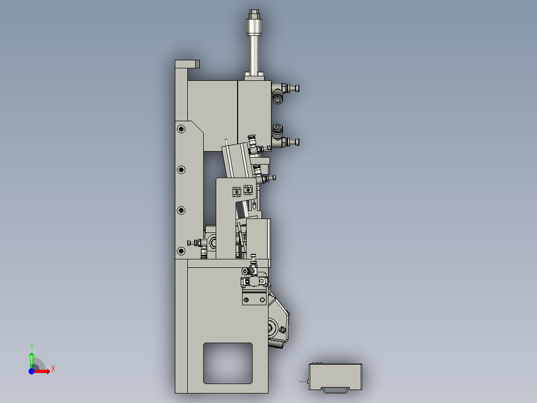CZXD19169-06E环上料装配机构前视图