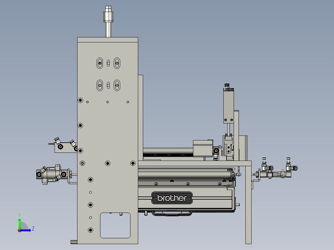 CZXD19169-06E环上料装配机构左视图