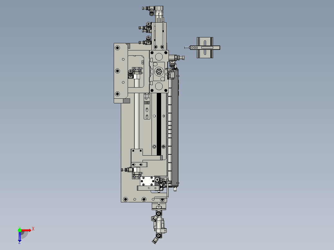 CZXD19169-06E环上料装配机构俯视图
