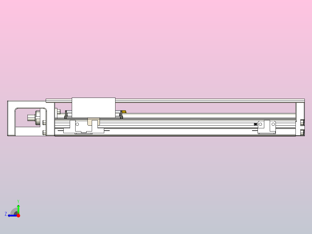 KK60-300A1-F0C模组 标准A1滑座 KK60-A1-F0C 替换上银右视图
