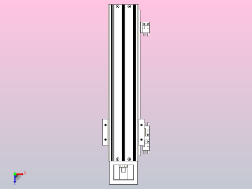 KK60-300A1-F0C模组 标准A1滑座 KK60-A1-F0C 替换上银俯视缩略图
