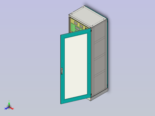 标准控制柜三维模型