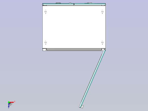 标准控制柜三维模型俯视缩略图