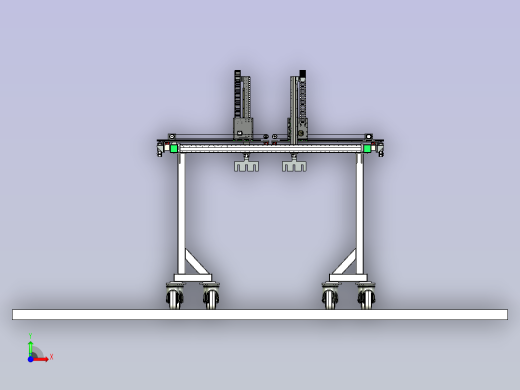 龙门架快递搬运机器人前视缩略图