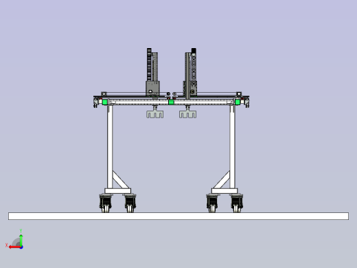 龙门架快递搬运机器人后视缩略图