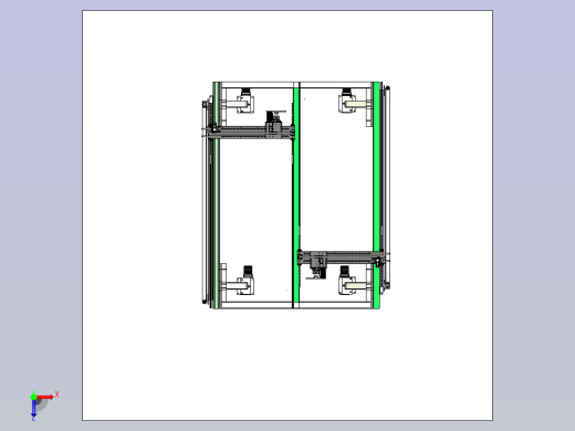 龙门架快递搬运机器人俯视缩略图
