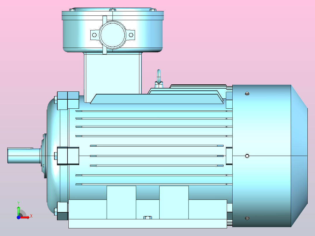 YB3型电机-B3-315-355[YB3-315L1-2]前视图