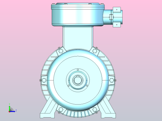 YB3型电机-B3-315-355[YB3-315L1-2]左视缩略图