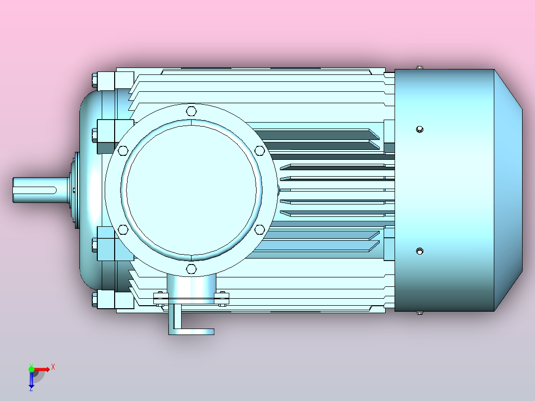 YB3型电机-B3-315-355[YB3-315L1-2]俯视图