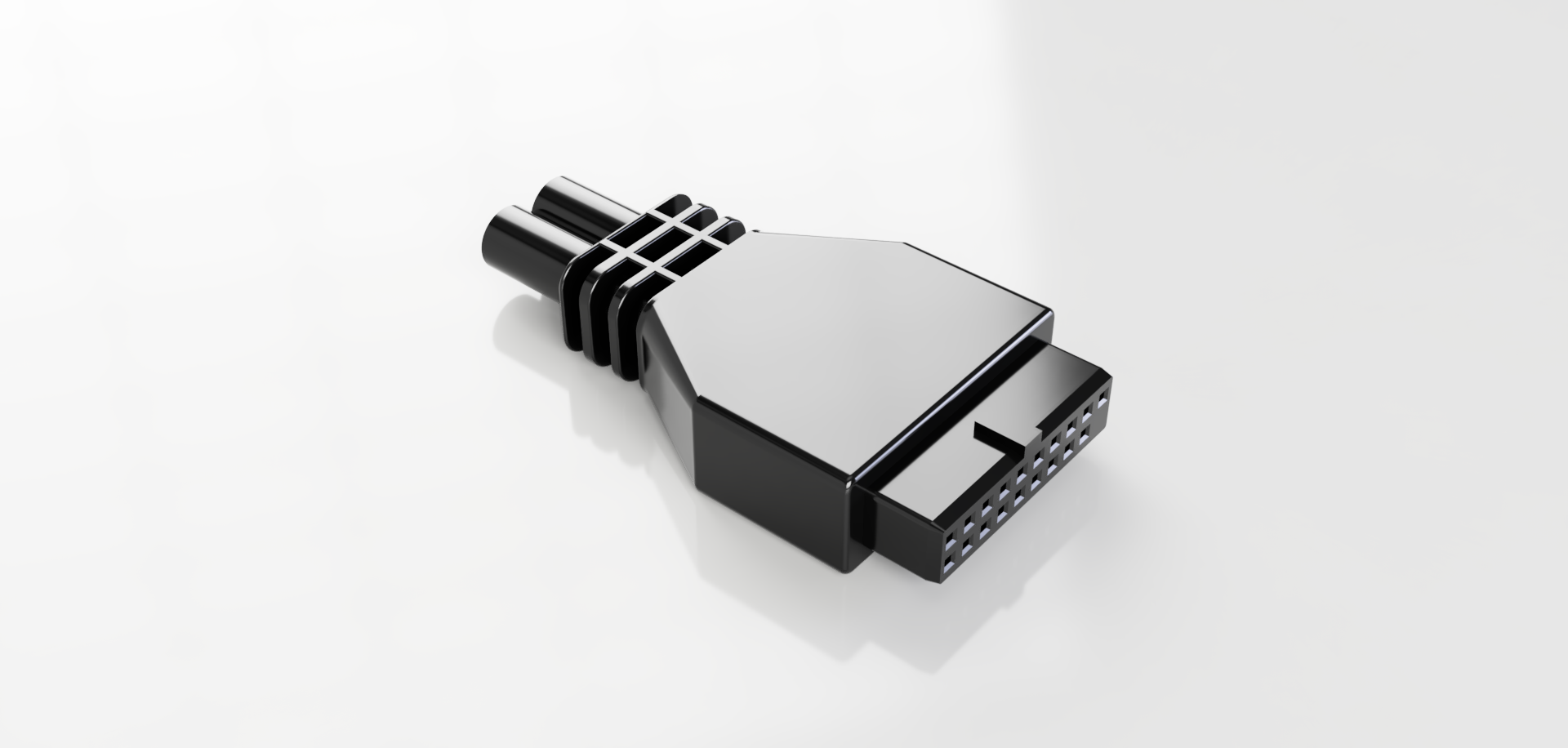 USB 3.0 通用 1.1 19针公接头