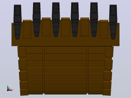 挖掘机斗PC 2000 13前视缩略图