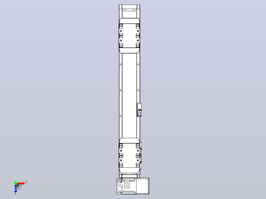 皮带直线轴双滑块型TPA-GCBS-80-P60-L150-RU-M20-N3俯视缩略图