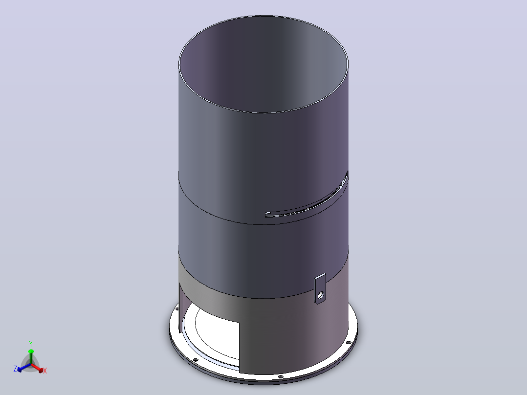 生物质秸秆平模造粒机(新型）3D模型（SolidWorks设计，提供Sldprt_Sldasm文件）主视图