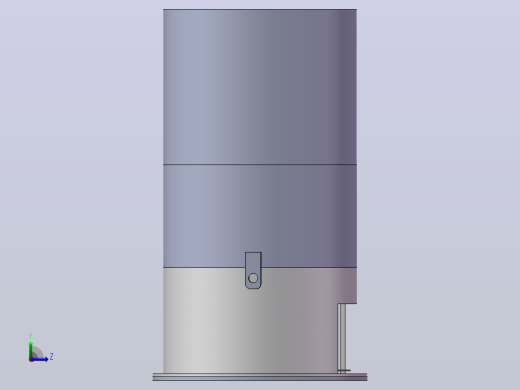 生物质秸秆平模造粒机(新型）3D模型（SolidWorks设计，提供Sldprt_Sldasm文件）左视缩略图