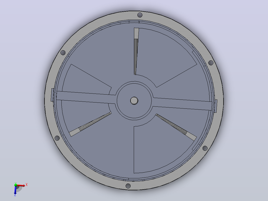 生物质秸秆平模造粒机(新型）3D模型（SolidWorks设计，提供Sldprt_Sldasm文件）俯视图