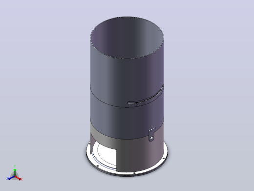 生物质秸秆平模造粒机(新型）3D模型（SolidWorks设计，提供Sldprt_Sldasm文件）正等轴测缩略图