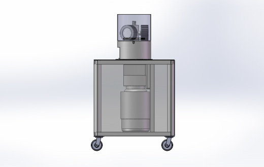 生物质秸秆平模造粒机(新型）3D模型（SolidWorks设计，提供Sldprt_Sldasm文件）缩略图
