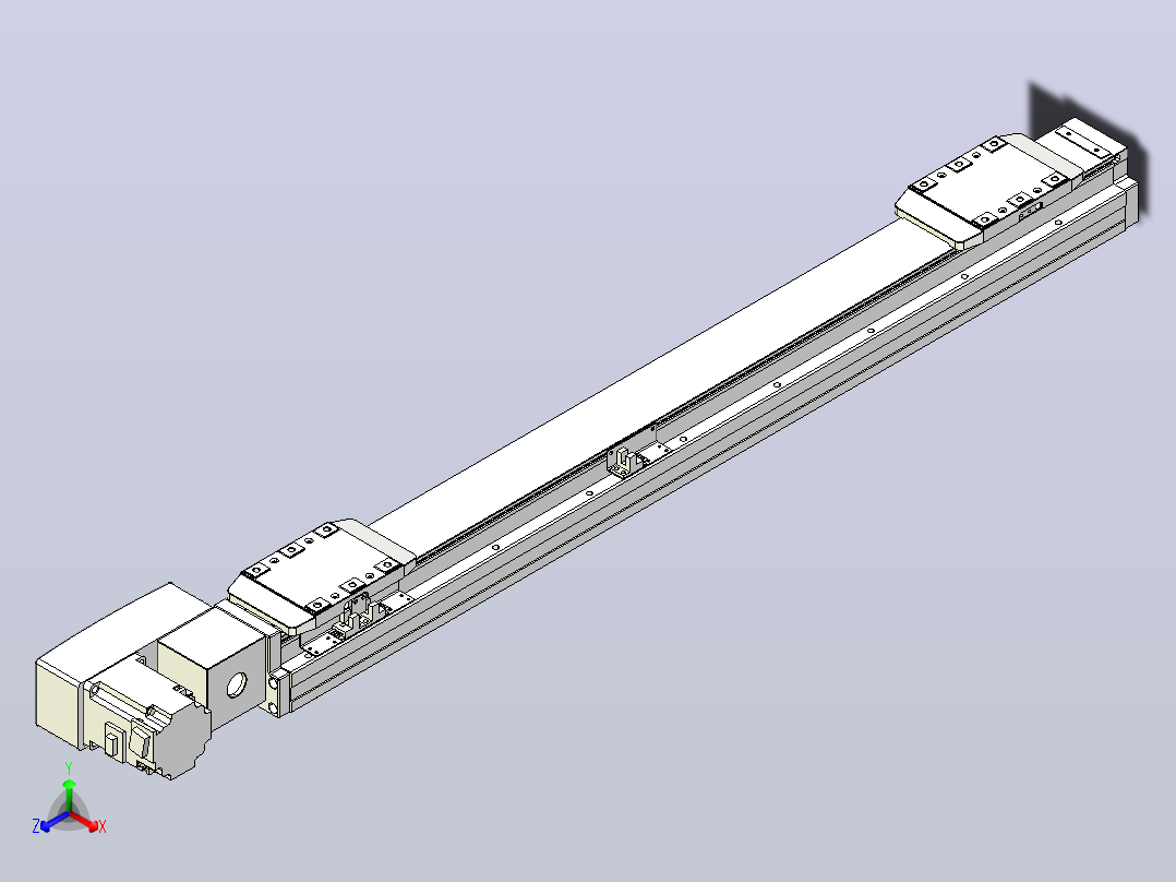皮带直线轴双滑块型TPA-GCBS-80-P60-L275-QL-M20-N3主视图