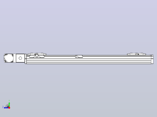 皮带直线轴双滑块型TPA-GCBS-80-P60-L275-QL-M20-N3右视缩略图