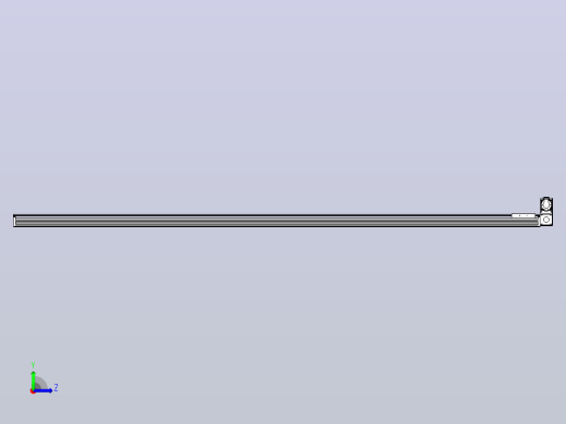 皮带直线轴半封闭可选导轨TPA-HNB-120D-110-L2650-RU-C-P40-N3左视缩略图