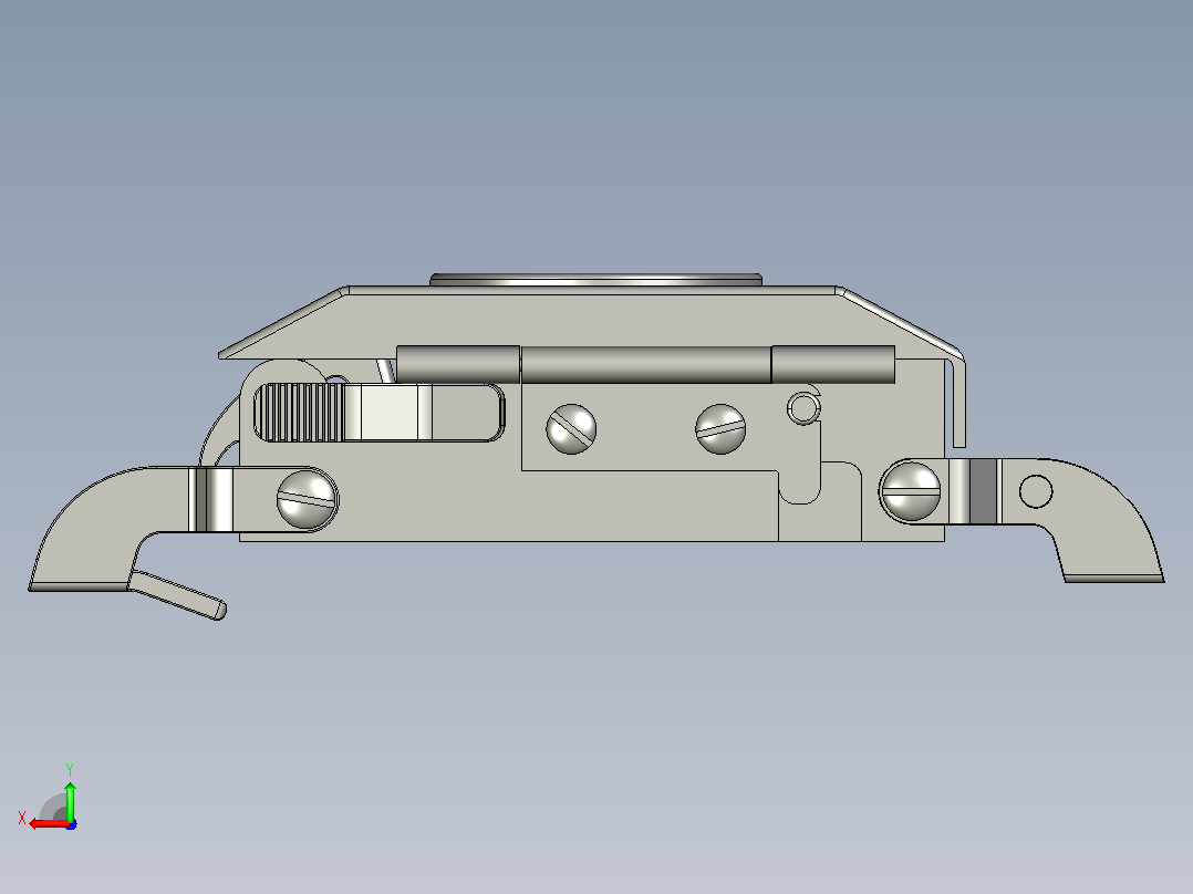 皮带扣qiang后视图