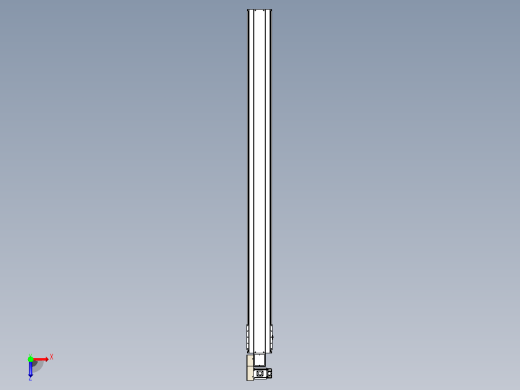 皮带直线轴半封闭可选导轨TPA-HNB-220D-176-L2700-ML-Y-P1K-N3俯视缩略图