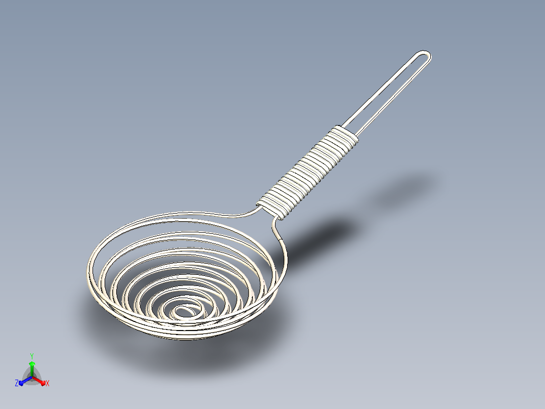钢蜘蛛过滤器-撇油桶正等轴测图