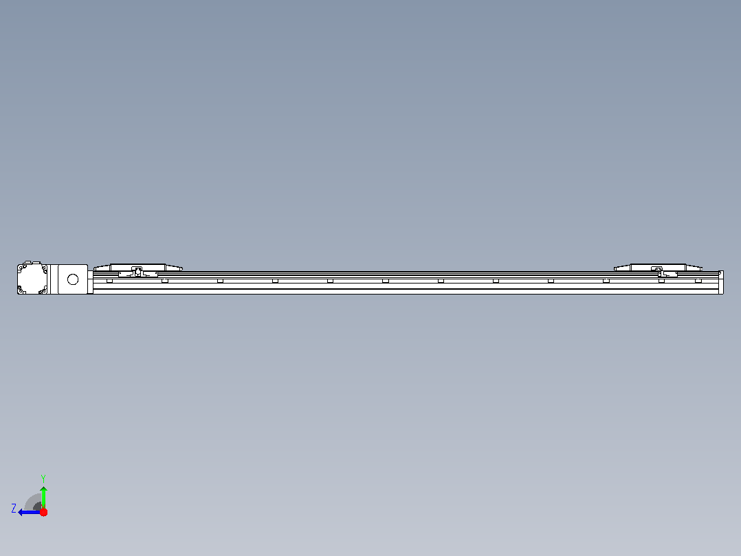 皮带直线轴双滑块型TPA-GCBS-150-P80-L575-QL-M75-N3右视图