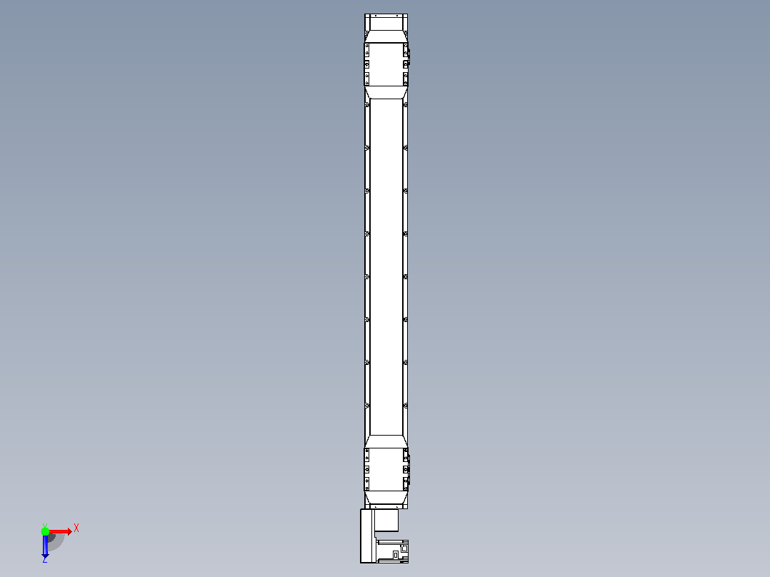 皮带直线轴双滑块型TPA-GCBS-150-P80-L575-QL-M75-N3俯视图