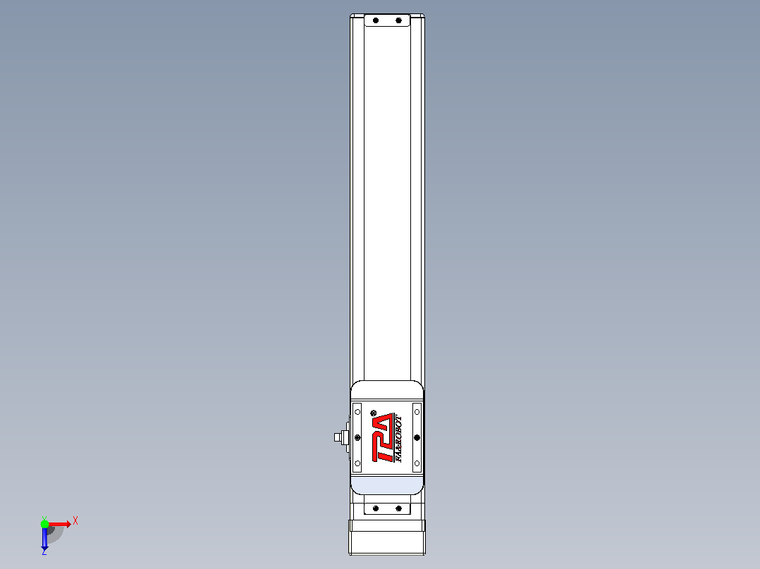 滚珠丝杠直线轴带导轨全封闭TPA-HCR-65S-1610C-L300-MP-C-P10-N3俯视图
