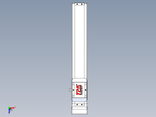 滚珠丝杠直线轴带导轨全封闭TPA-HCR-65S-1610C-L300-MP-C-P10-N3俯视缩略图
