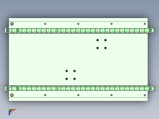 链条输送机用托盘俯视缩略图