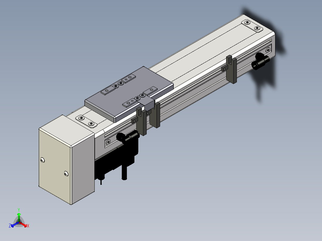 Toyo东佑达直线模组-ECH6-150-BM主视图
