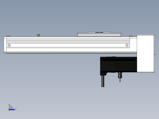 Toyo东佑达直线模组-ECH6-150-BM左视缩略图