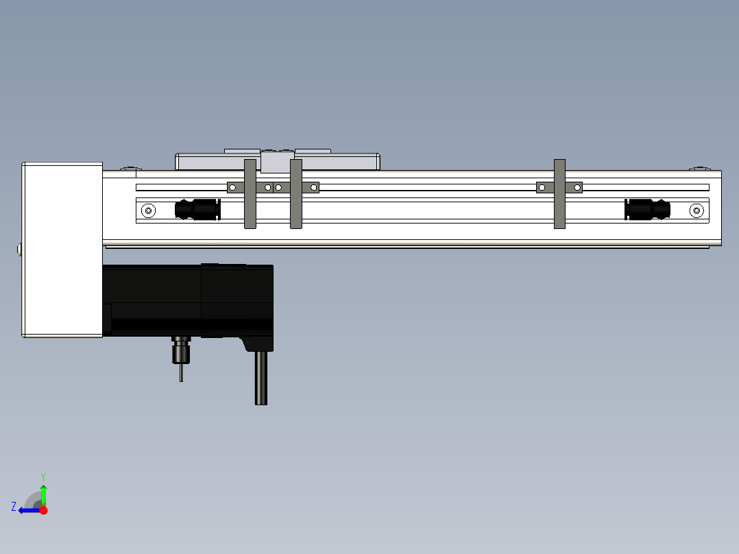 Toyo东佑达直线模组-ECH6-150-BM右视图