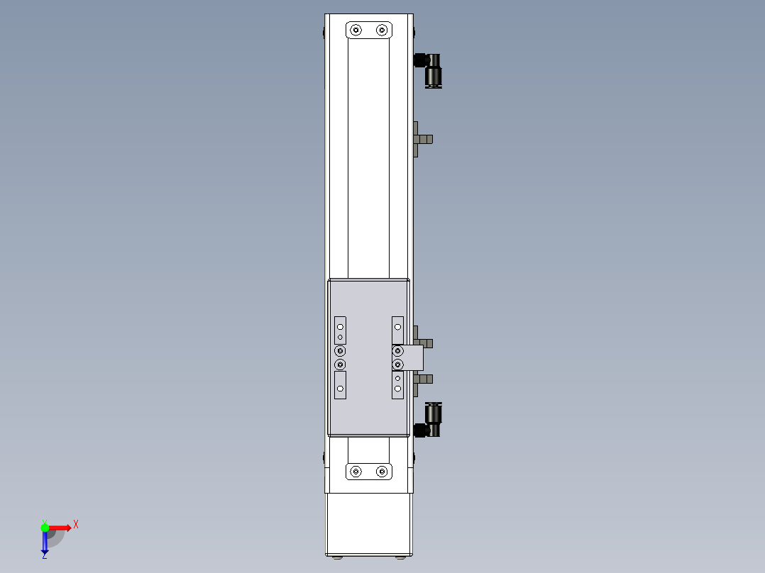 Toyo东佑达直线模组-ECH6-150-BM俯视图
