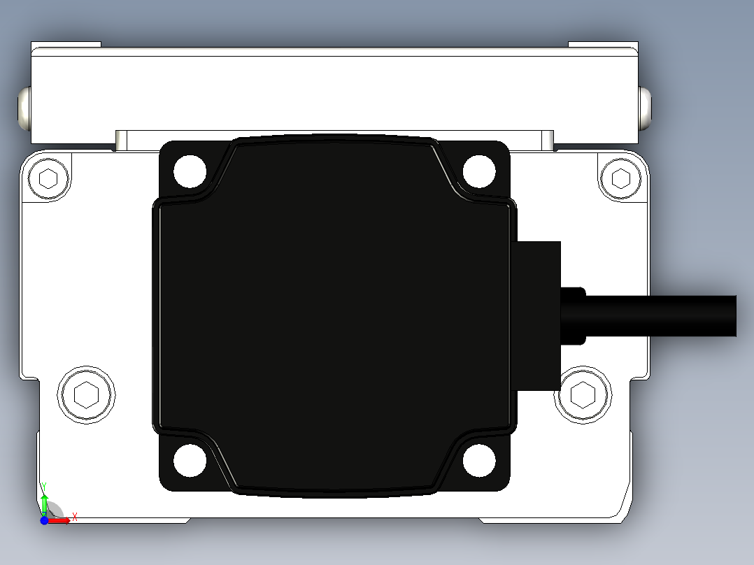 Toyo东佑达直线模组-ECH12-200-BC-200W+煞車-A2前视图