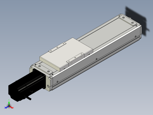 Toyo东佑达直线模组-ECH12-200-BC-200W+煞車-A2正等轴测缩略图