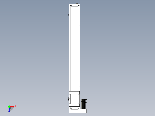 Toyo东佑达直线模组-ECH17-1250-BL-400W+煞車俯视缩略图