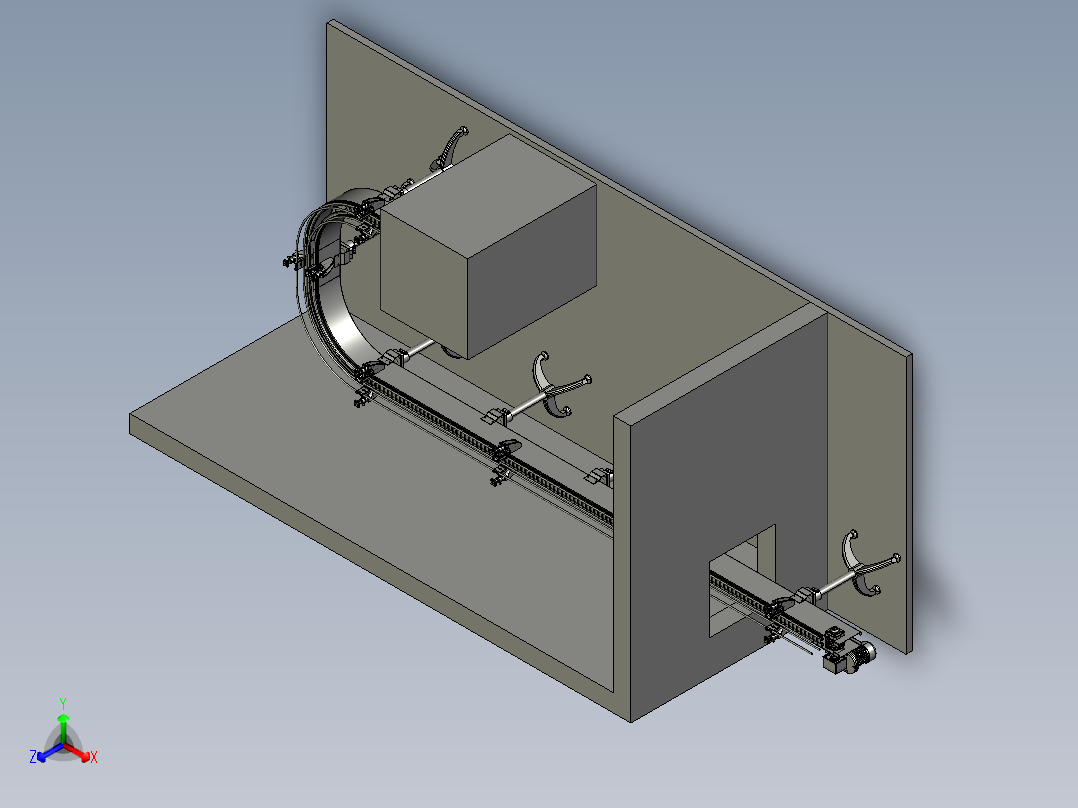 90度转弯链式输送机
