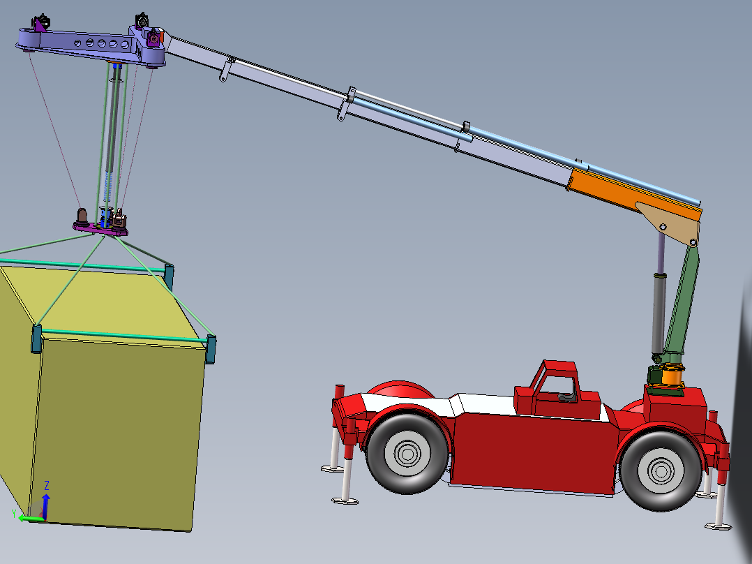 起重机吊具 稳定器
