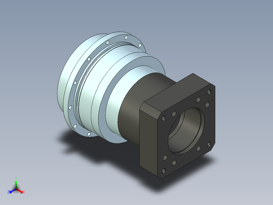 直齿PLH200-L2 42-114.3-200-M12.stp正等轴测图