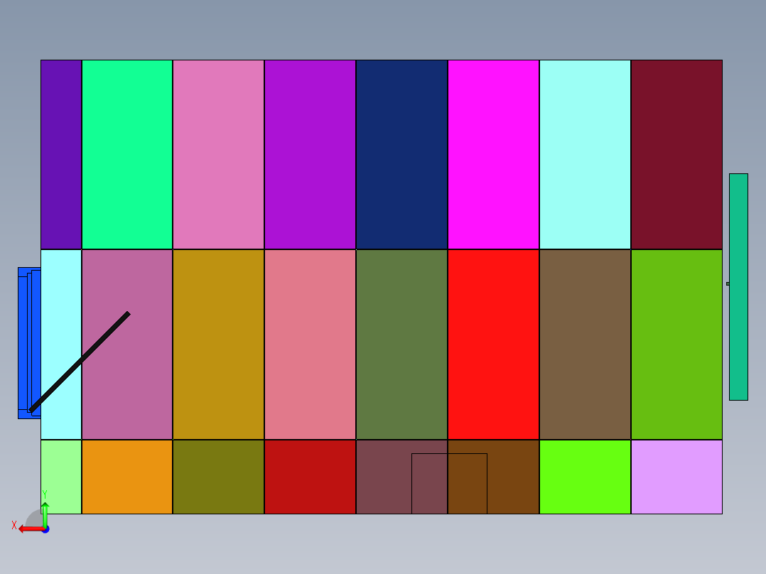 小型书房阅读装修效果图后视图