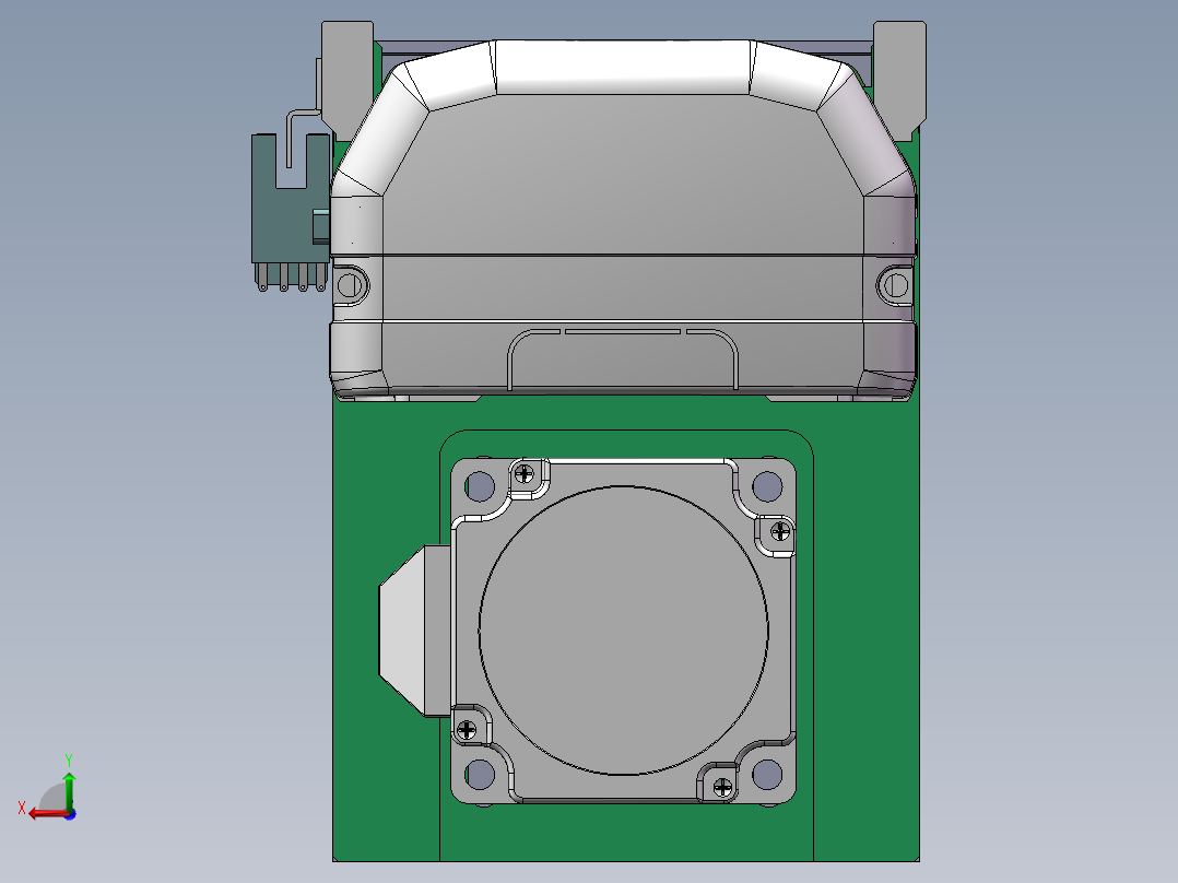 MTH丝杆半封闭模组MTH10-BM-60后视图