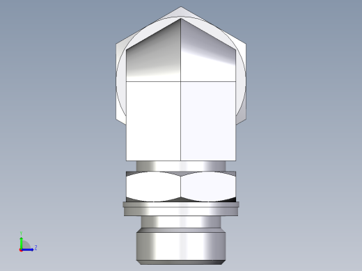 卡套式工业通用硬管接头EO_Adjustable_Locknut_elbow_WEE18ZLMCF左视缩略图