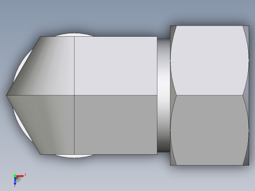 卡套式工业通用硬管接头EO_Adjustable_Locknut_elbow_WEE18ZLMCF俯视缩略图