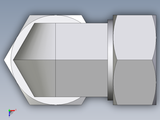 卡套式工业通用硬管接头EO_Assembled_adjustable_standpipe_elbow_EVW35LR71俯视缩略图