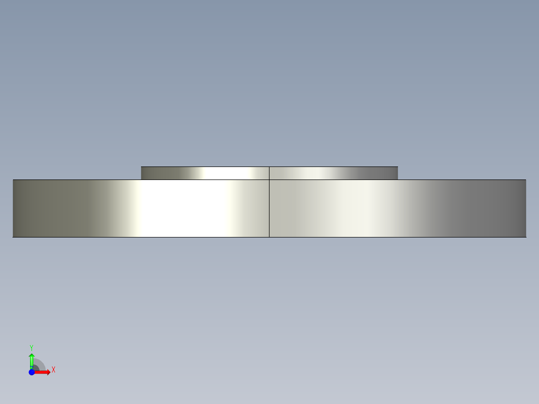船舶管路系统SeaCor_Blind Flange_37J153025_2.5in前视图