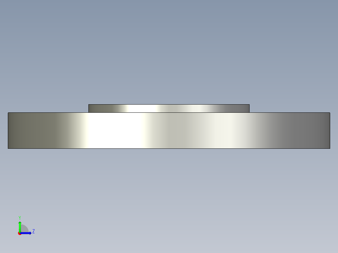 船舶管路系统SeaCor_Blind Flange_37J153025_2.5in左视图