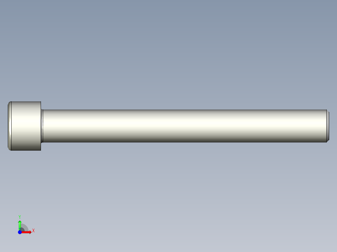 螺钉-DIN_912-M16x140.stp前视图